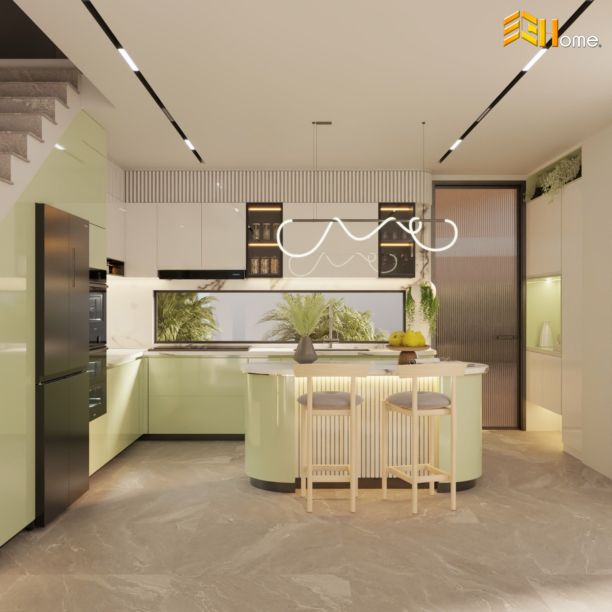 thiết kế tủ bếp Đồng Nai