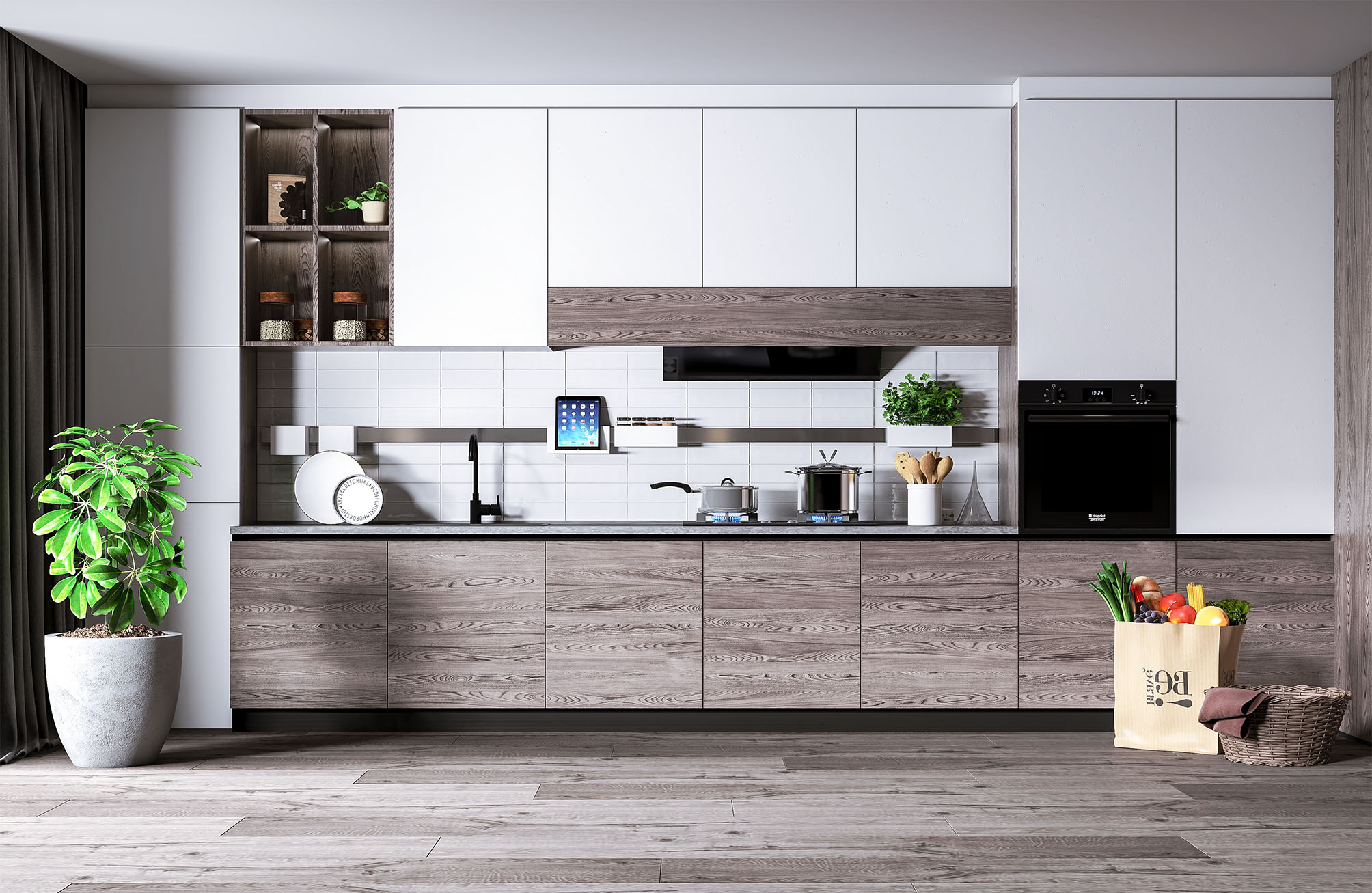 Tủ bếp tại showroom tủ bếp Sài Gòn Homes