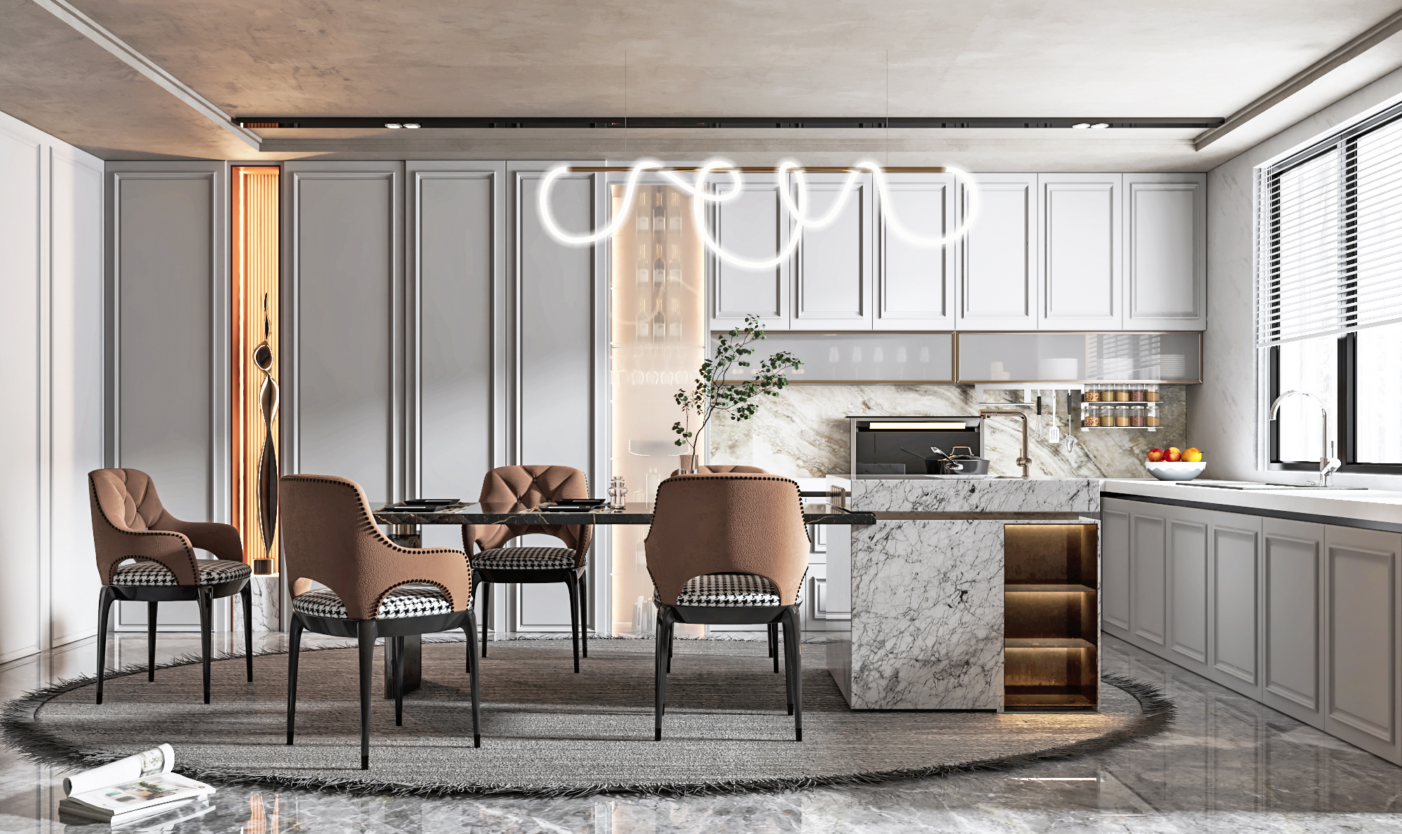 thi công cánh tủ tân cổ điển