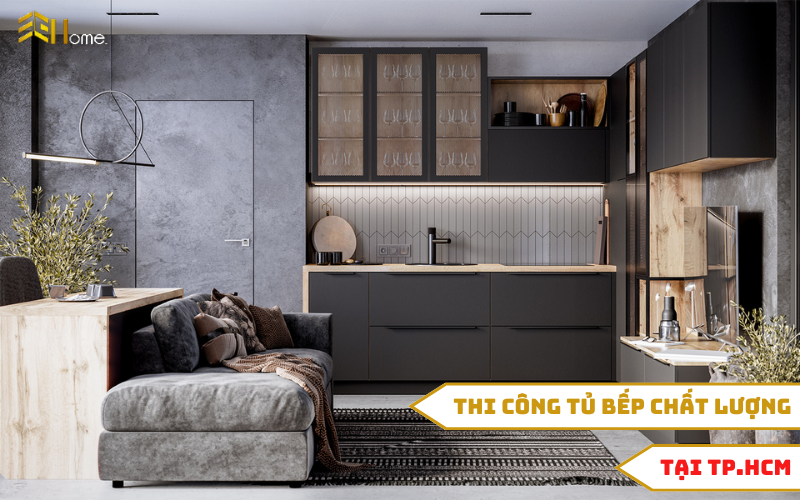Tủ bếp Sài Gòn - Đơn vị thi công tủ bếp TPHCM chất lượng cao