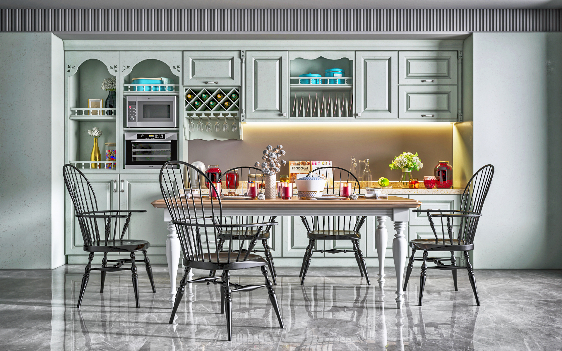 thiết kế tủ bếp Đồng Nai chữ I