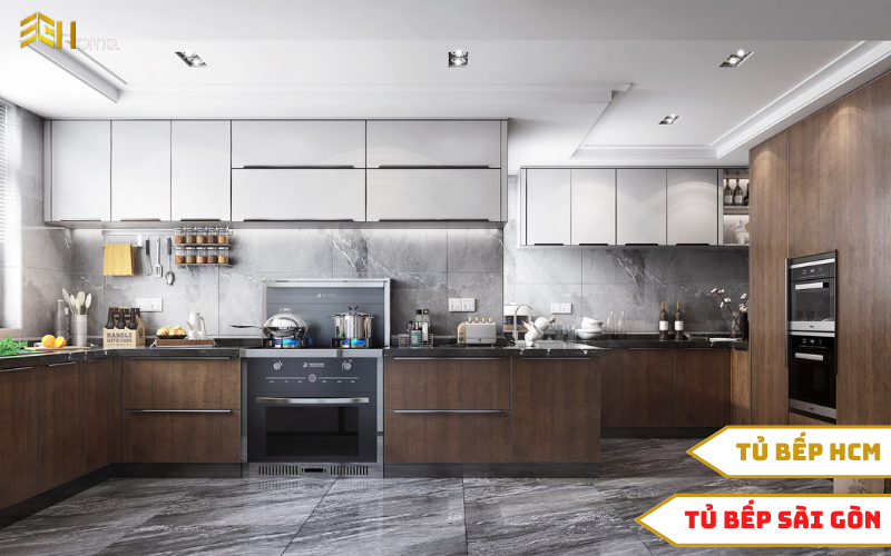 Tủ bếp HCM - Đơn vị thi công, đóng tủ bếp uy tín, chất lượng và giá tốt