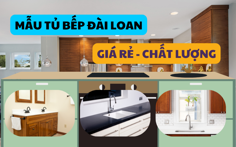 Mẫu tủ bếp nhựa đài loan mini giá rẻ - Tư Vấn - Thiết Kế - Sản Xuất