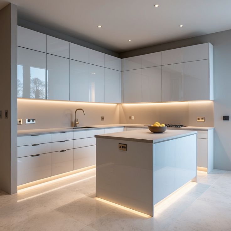 tủ bếp nhựa đặc phủ acrylic