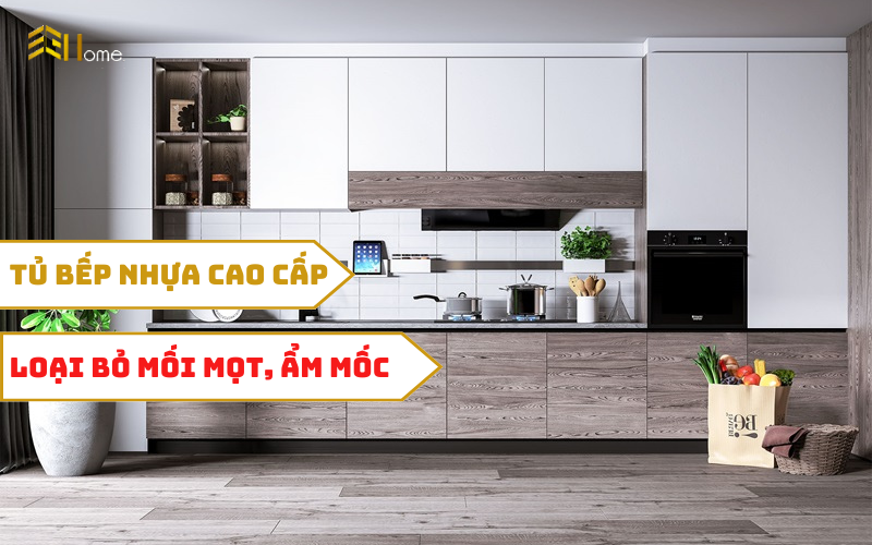Tủ bếp nhựa tại Tủ bếp Sài Gòn - Loại bỏ mối mọt, ẩm mốc