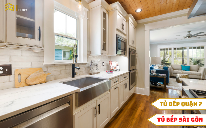 Tủ bếp Sài Gòn - Địa chỉ lắp đặt tủ bếp Quận 7 uy tín và chất lượng